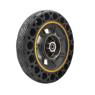 China Factory Supply Rubber Tire Portable Airless Honeycomb Scooter Kick Scooter Solid Rubber Tire for sale