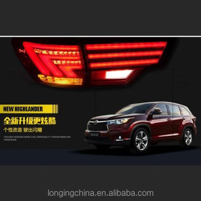 China 2015 Years Factory LED Modified Cars Taillight For Toyota Highlander Taillight for sale