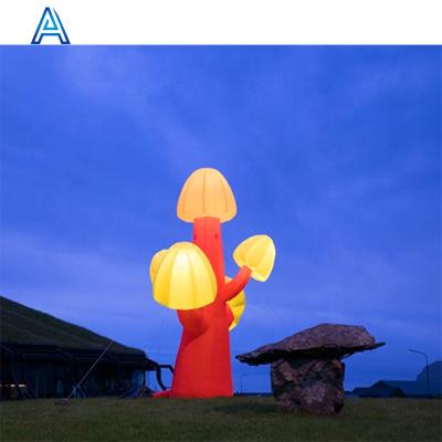 China Advertising& outdoor inflatable toy light up led tree for high quality cute cheap custom lighting inflatable light tree model for sale