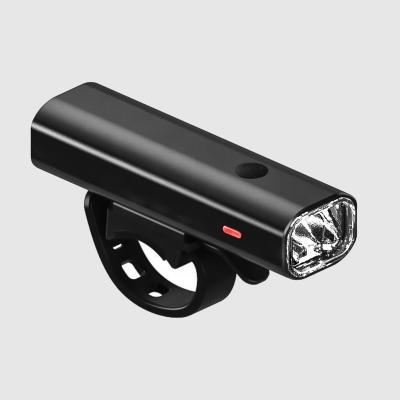 China Waterproof 2021 Waterproof Structure Hot Aluminum Alloy USB Rechargeable Light Led Bike Headlight Accessories Bike To Handle Front Light for sale