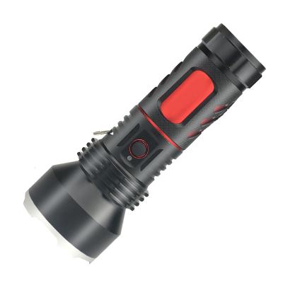 China L2 Type C Rechargeable Battery Powerful 500m Aluminum Alloy Super Bright Flashlight Coba Flashlight for sale