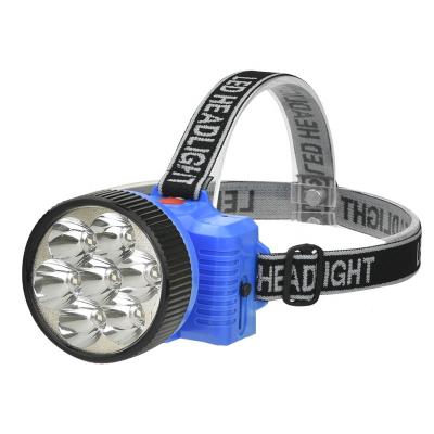 China Emergency camping nightriding Coba 7C LED Li-ion rechargeable built-in battery ABS super power solar headlight for sale