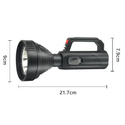 China Outdoor Hunting Camping Coba OSL Led Rechageable Built-in USB Li Battery Most Powerful Battery Indicator Portable Spotlight for sale