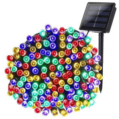 China Oil Painting Solar String Lights 72ft 200 LED Modes 8 Solar Powered Christmas Lights Waterproof Decorative Fairy String Lights for Garden,P for sale