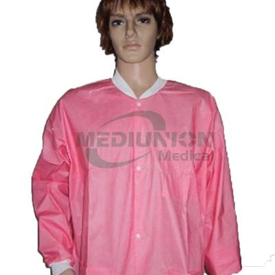 China Direct Isolation Gown Lab Coat Lab Coat Nonwovens KNIFE CUFF& KNIFE Manufacturer Hospital Gown Manufacturer for sale