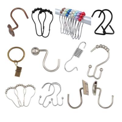 China 2021 Customized Multifunctional Hot Selling Amazon Metal Curtain Hook General Industry Hook for sale