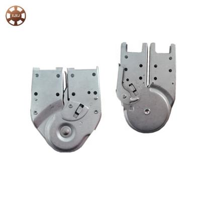 China Steel Sheet Metal Fabrication Zinc Plating Steel Bracket Hinges By Stamping for sale