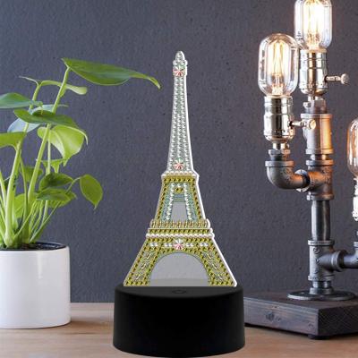 China Classic Brand New Customizable Tower Shape Special Home Decor Diamond Painting Lamps For Kids for sale