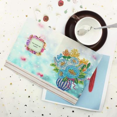 China Brand New Europe 5d Diamond Painting Cards Exquisite Fashion Birthday Greeting Cards for sale