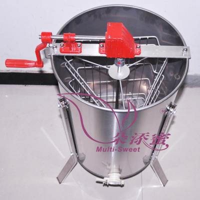 China 2020 hot sale honey comb 4 frames manual honey extractor extract honey for beekeeper for sale