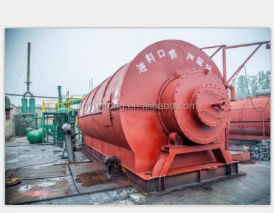 China Tire Pyrolysis Plant Waste Plastic To Oil Project XJZ for sale