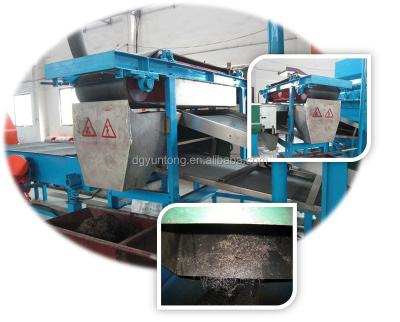 China LCX-1200 Waste Tire Steel Fiber Steel Separator Magnetic Separate Separating Machine for sale