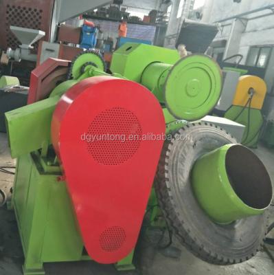 China Customized full automatic tire recycling plant with large capacity, waste tire recycling machine 1000kg /hour for sale