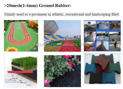 China Recycle waste tires to ground rubber with steel and fiber separated famous brand Yuntong design USD new rubber and tires recycling rubber granules making factory old rubber resuing equipment for sale