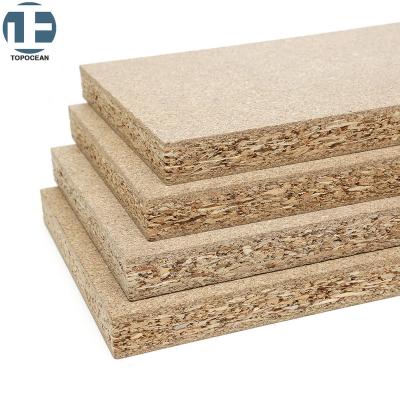 China TOPOCEAN 17.8mm 21.8mm Contemporary High Quality Particleboard Flakeboards Manufacturing Melamine Chipboard for sale