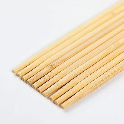 China Bamboo descartável japonês Bamboo Round Chopstick personalizado Bamboo Chapsticks nu à venda