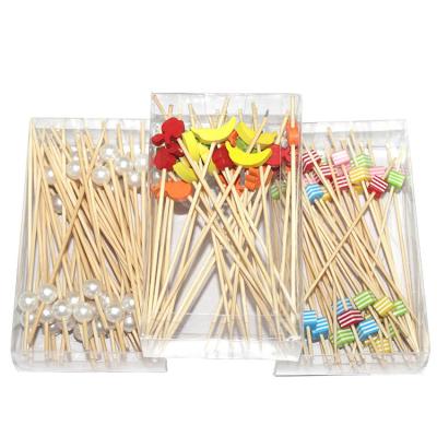 Chine Brochettes en bambou d'accessoires de barbecue les longues collent les cure-dents en bambou d'apéritif des bâtons à vendre