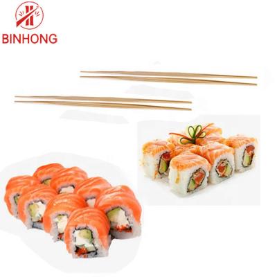 China Eco Friendly No Burs 24cm Disposable Bamboo Chopsticks/Sushi Chopsticks for sale