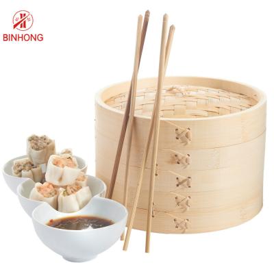 China Keuken die Vlotte 28cm Dim Sum Bamboemand koken Te koop