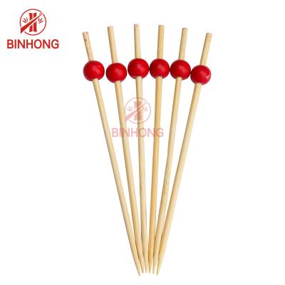 Chine Bâtons en bambou polis écologiques de brochette de 12cm à vendre