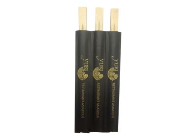 China Hygienic Stocked Custom Disposable Chopsticks With Paper Sets for sale