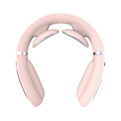 China New Pulse Neck Massager Comfortable Smart Rechargeable Wireless Neck Massager Smart Neck Massager for sale