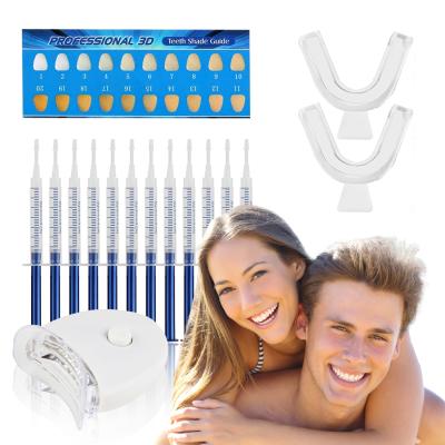 China Easy to Use Best Teeth Whitening Gel Kit Dental Teeth Whitening Gel LED Light Tooth Bleaching Whitening Set for sale