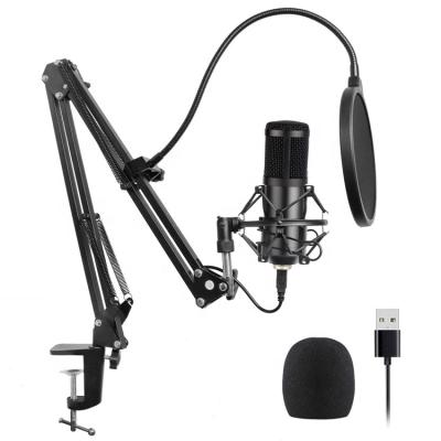 China USB Microphone Gaming Condenser Microphone Studio Microphone for Recording Support Professional Studio Microphone for sale