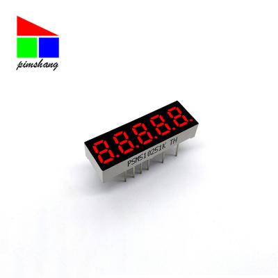 China PSM-2551 0.25 Inch Display 5 Digit Led 7 Segment Display for sale