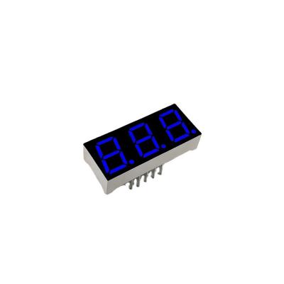 China 0.39 Inch Outdoor Highlight Blue Light 3 Digit Led Display 7 Segment Display for sale