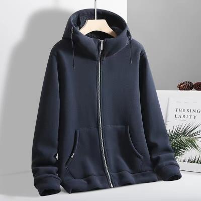 China Anti-wrinkle Manufacturers Bulk Fashion Streetwear Full Zip Up Pullover Fleece Terry Blanket Hoodies Custom for sale