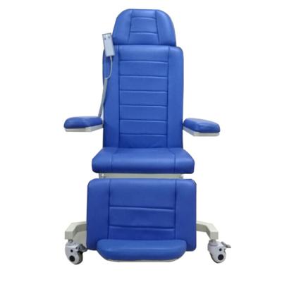 China Electric Multifunctional Medical Push Rod Dialysis Chair Hospital Electric Wheelchair Operation Chair for sale