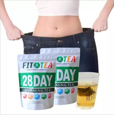 China Low Fat Weight Loss Slimming 28 Day Organic Herbal Detox Tea Private Label Nature Flat Diet Tea for sale