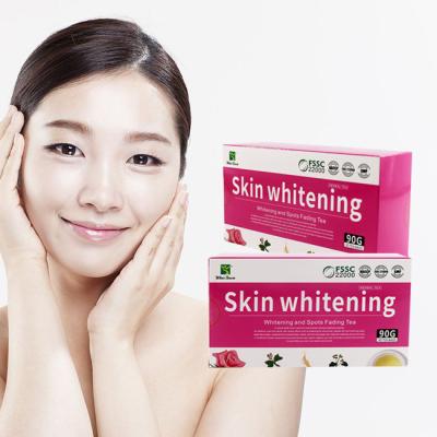 China Wholesale Herbal Whitening Skin Tea In Bags Whitening Body Brightening Tea for sale