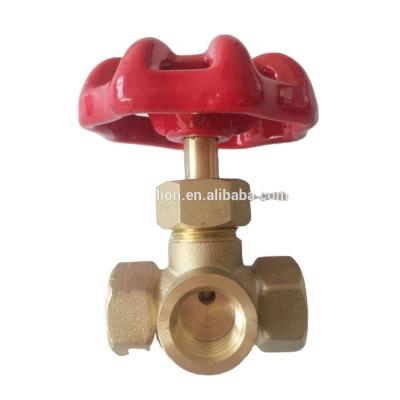 China Used to simplify the installation of high quality sprinkler system pressure gauge copper chrome brass polish fire production equipment 1/4