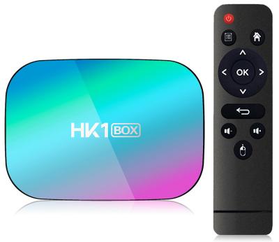 China TV Center Preinstalled Hot Selling 4k Android TV Box HK1 Android 9.0 in 5G WIFI Android TV Set Top Box 128GB for sale