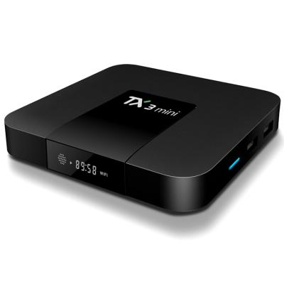 China iptv tv center preinstalled mini Amlogic S905W Android 7.1 2gb RAM 16gb tx3 box tx3 tv box 2.4G 4K wifi internet tv set top box for sale