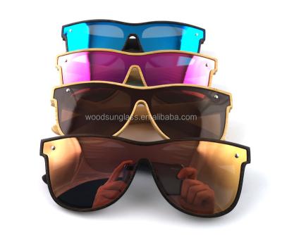 China Bamboo Designer Bamboo Sunglasses, Dropshipping Bamboo Sunglasses, One Piece Lens Sunglasses Bamboo Sunglasses for sale