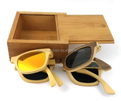 China Bamboo sunglasses wooden sunglasses bamboo, folding bamboo sunglasses, foldable wooden sunglasses for sale