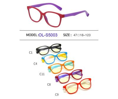 China Reading Game Working Kids Blue Light Blocking Glasses , Flexible Kids Frame Computer Gaming Glasses for sale