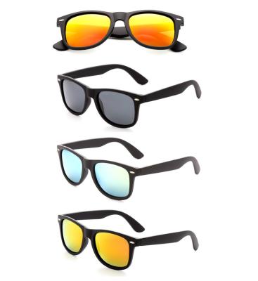 China Fashion sunglasses polarized mirror lens plastic sunglasses with logo, unisex plastic square sunglasses, repurposed plastic sunglasses. for sale