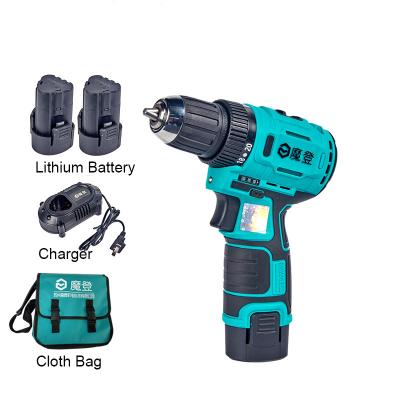 China Hot Selling 200*60*160mm Multifunctional Brushless Lithium Electric Drill 12V Cordless Power Drill 200*60*160mm for sale