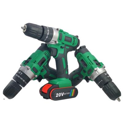 China Factory Price Household Machine- The 20V 200*190*50mm Brushless Two-Speed ​​Li-ion Electric Cordless Mini Drill Rechargeable Battery for sale