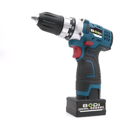 China 25V Variable Speed ​​Max Brushless Rechargeable Lithium Ion Battery Electric Power Tools Cordless Mini Power Drill Set 210*200*50mm for sale