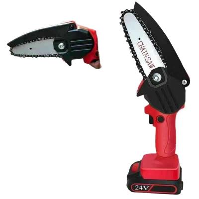 China 21V Handle Professional Tree Pruning Chainsaw 2 Folding Electric Battery Mini Motosega Da Potatura for sale