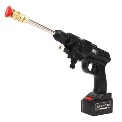 China 12V 24V 48V Electric Car Machine Tool Portable Cordless High Pressure Seal Gun Cordless Pressure Washer Water Jet Gun for sale