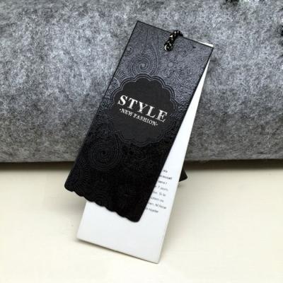 China Wholesale Custom Recyled Logo Paper Swing Hangtag For Clothing for sale