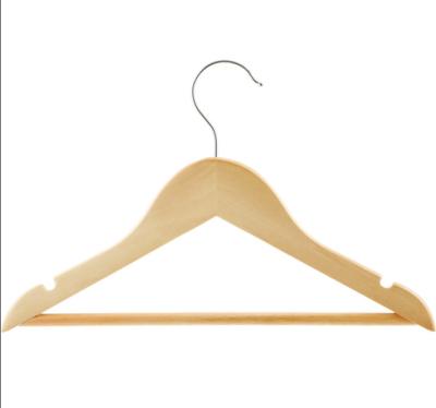 China Wholesale clothes .pants manufacturer good sell wooden hanger wooden hanger for display for sale