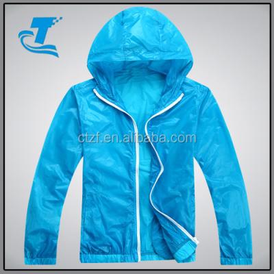 China Men Summer Solid Color Sun Protection Breathable Best Selling Anorak for sale