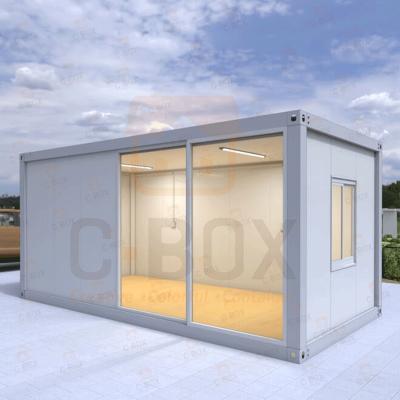 China Modern Modular Mobile Frame Container Office 20ft 40ft Flat Pack Prefab Container House For Sale for sale